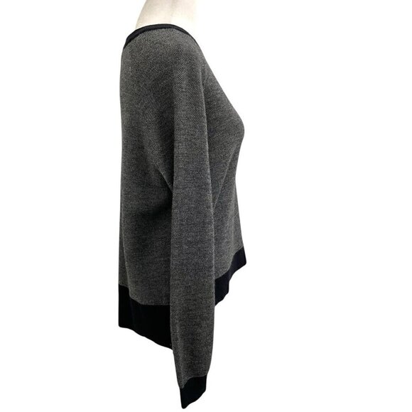 COS 100% Wool Lightweight Knit Pullover Long Sleeve Sweater Nautical Blue sz XS - Picture 2 of 7